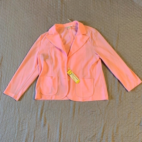 Vintage queen casuals pink blazer M - Picture 2 of 9